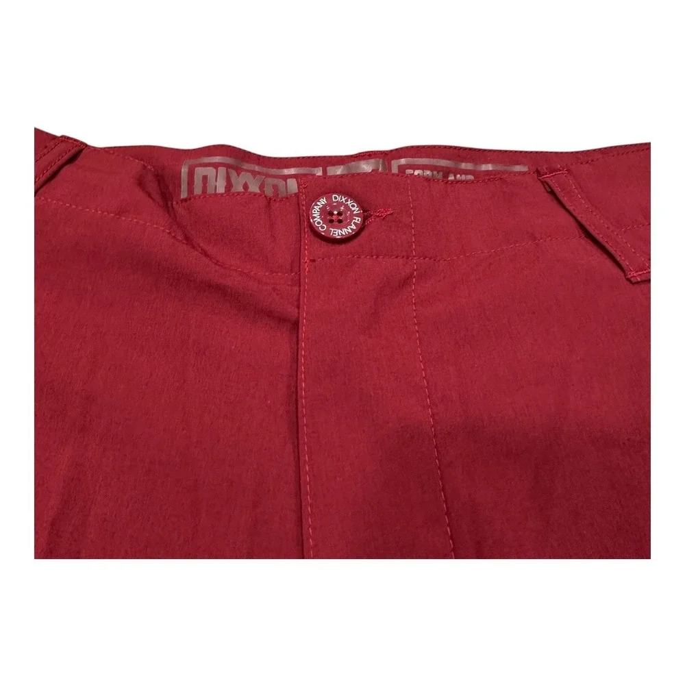 DIXXON Red Shorts Men's Size 34 Form and Function Golf Casual Comfort